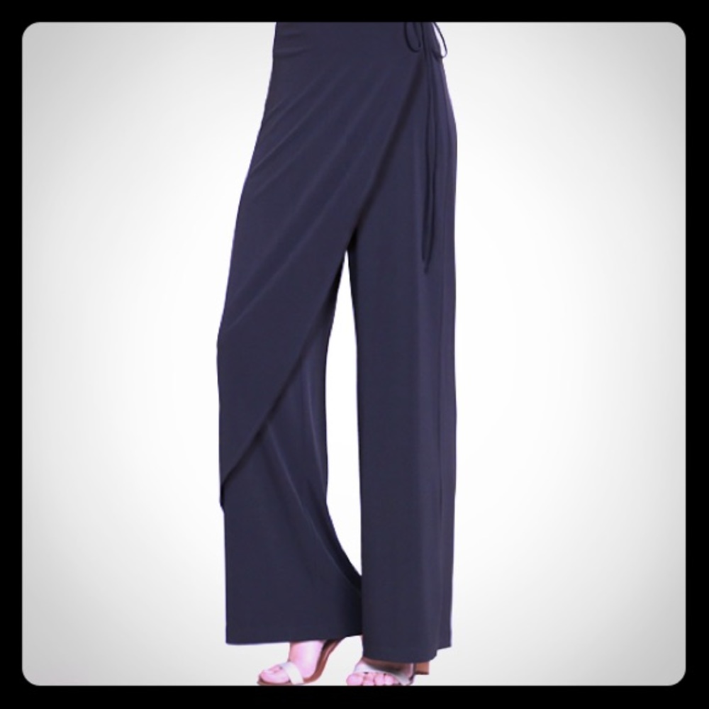 🆕Black Modern Wrap Pants • Clara Sunwoo (NWT)